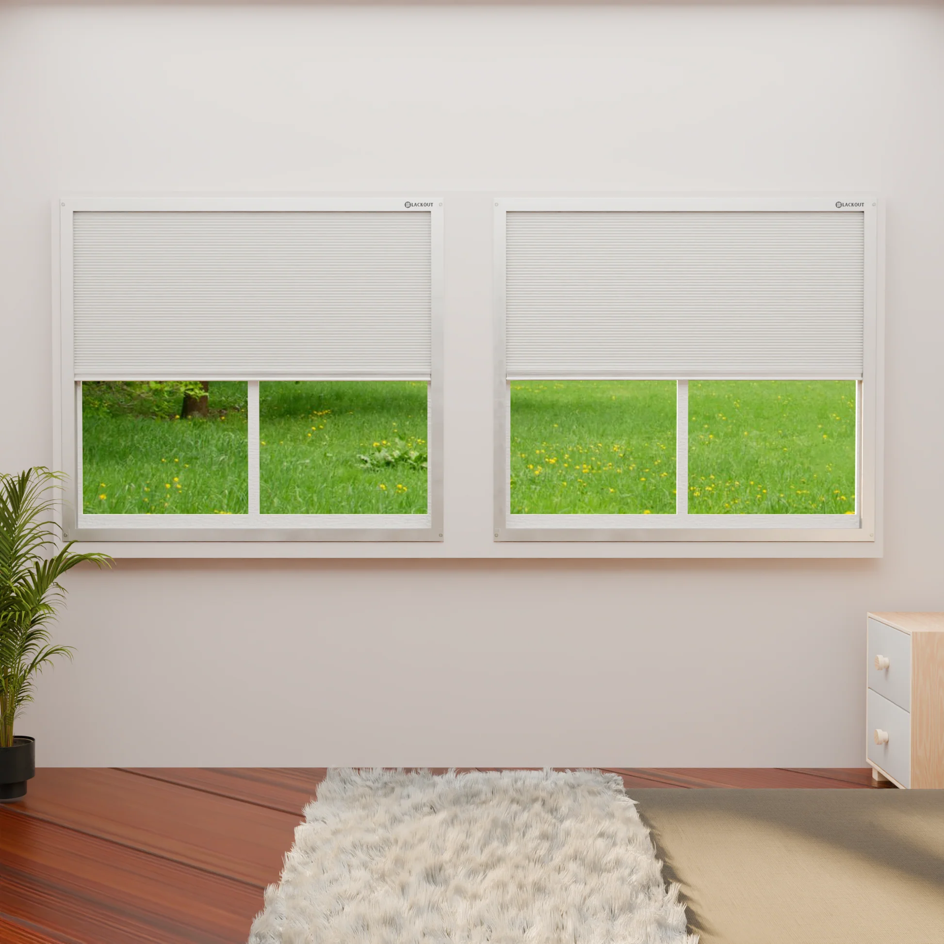 Non-Drill Blackout Shade
