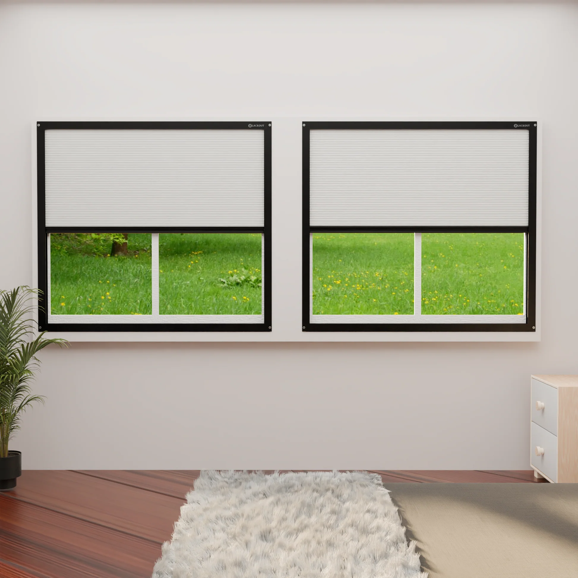 Non-Drill Blackout Shade