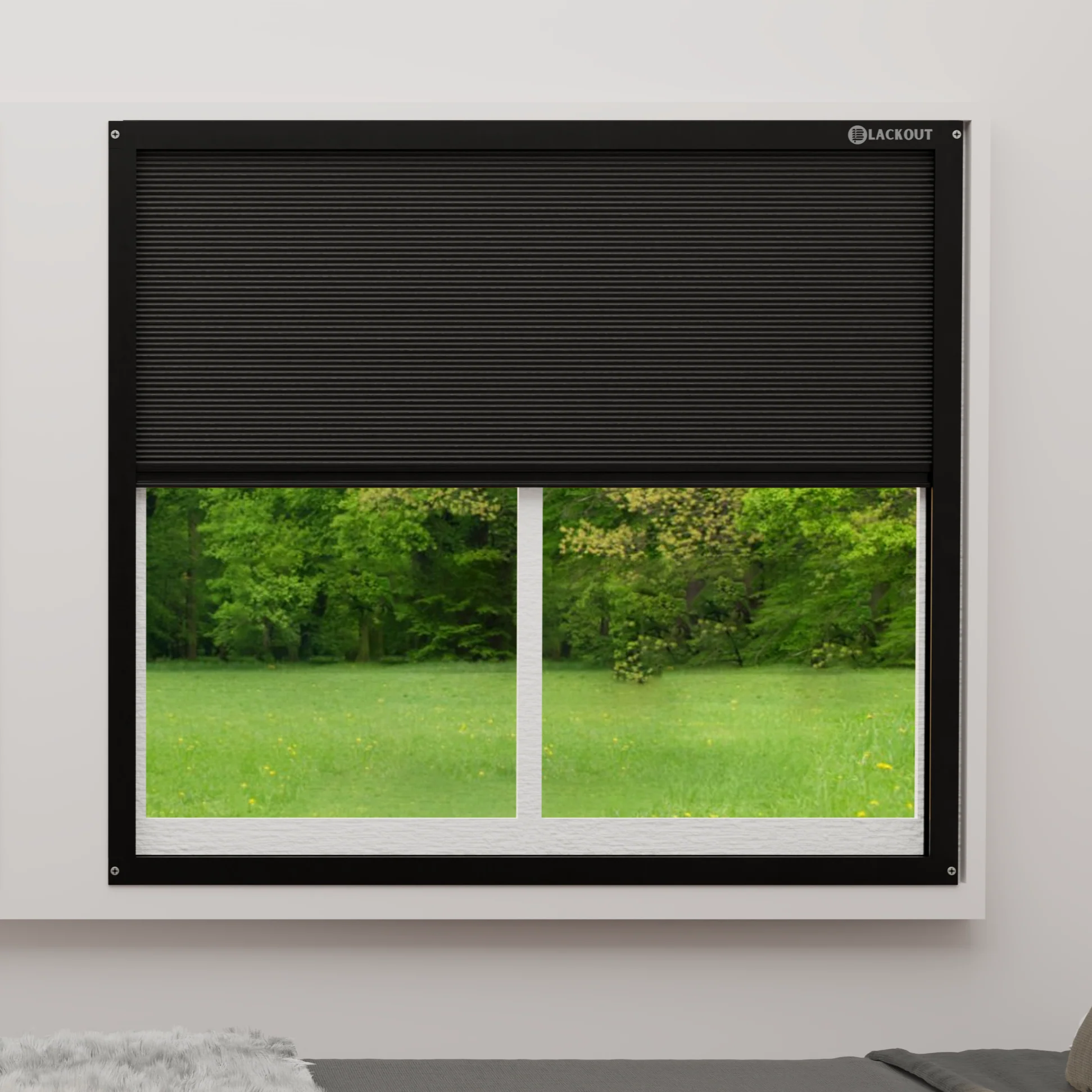 Non-Drill Blackout Shade