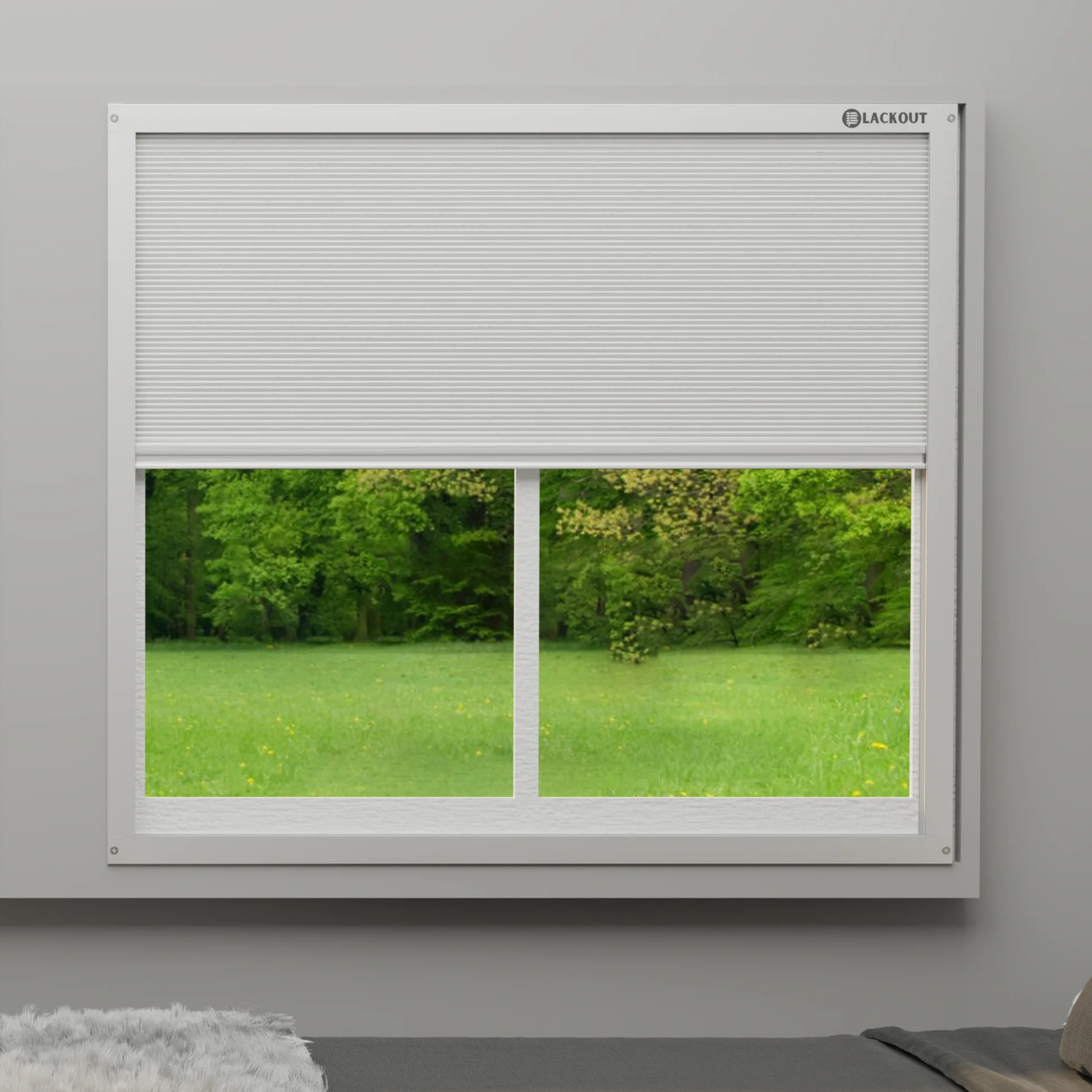 Non-Drill Blackout Shade