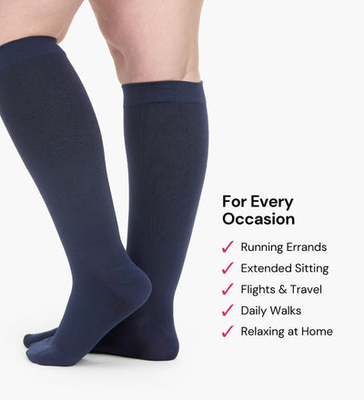 Wide compression Sock