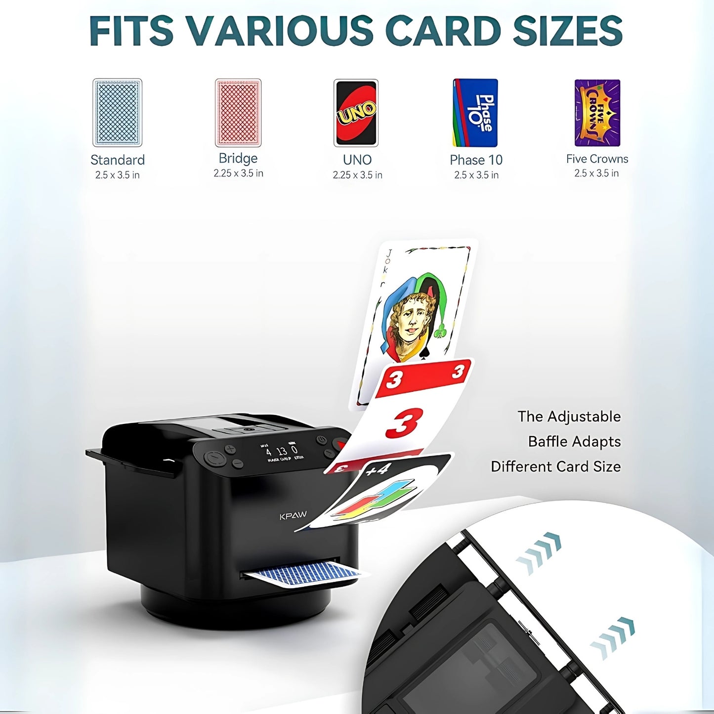 automatic card shuffler and dealer