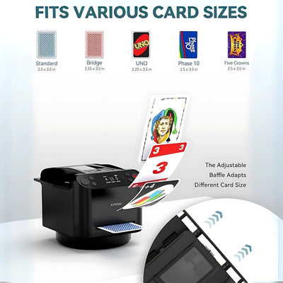 automatic card shuffler and dealer