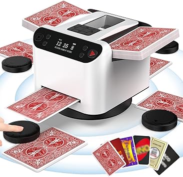 automatic card shuffler and dealer