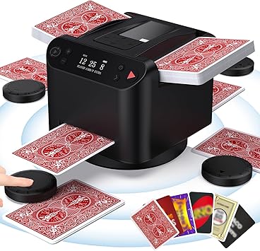 automatic card shuffler and dealer